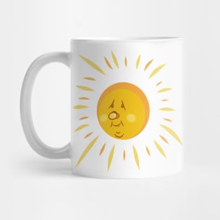 Sad Sun Mug